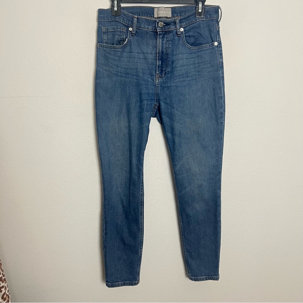 Everlane Women’s High Rise Skinny Ankle Jeans Size 30 Blue Medium Wash Denim